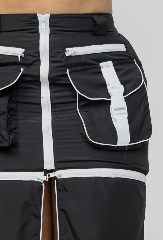 Midi Cargo Skirt