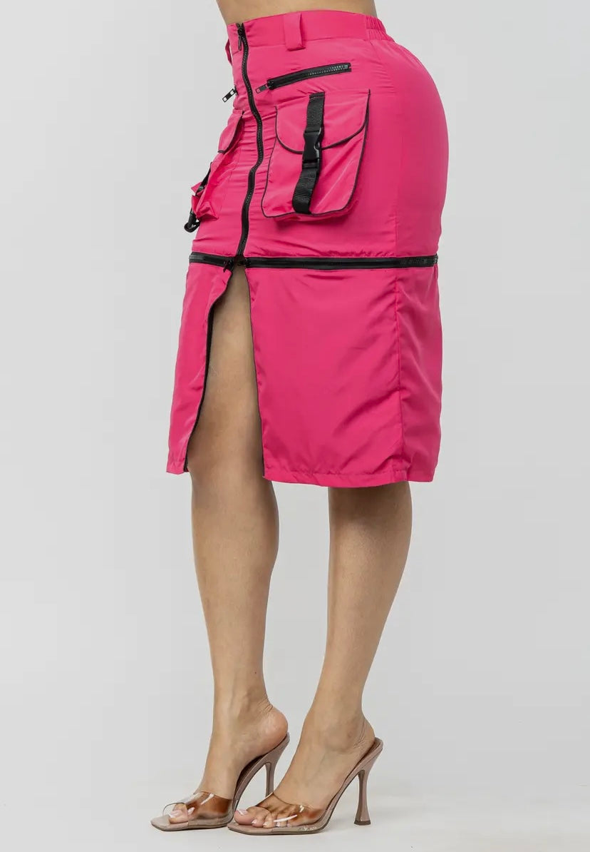 Midi Cargo Skirt