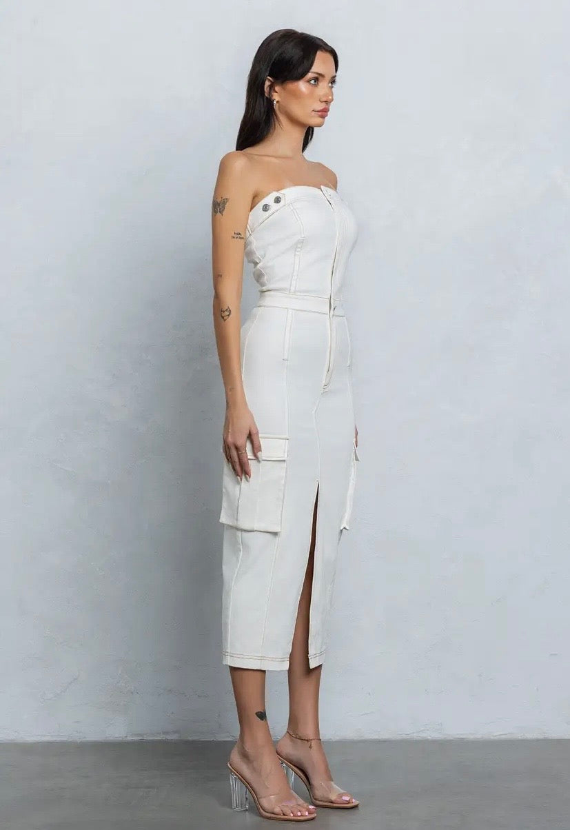 Cargo Tube Dress
