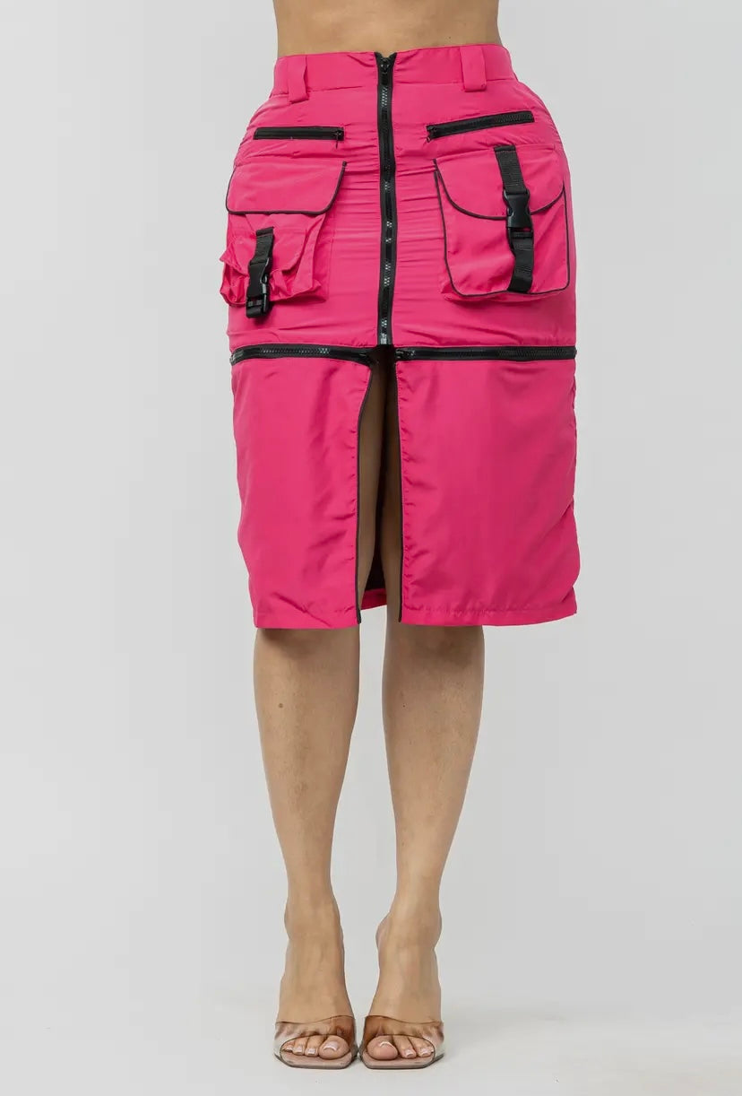 Midi Cargo Skirt