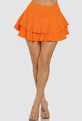 Ruffled Mini Skort
