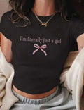 Just A Girl Crop