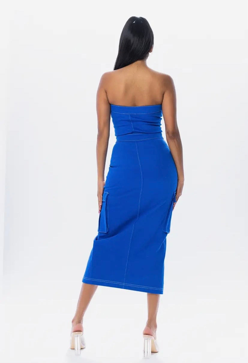 Cargo Tube Dress