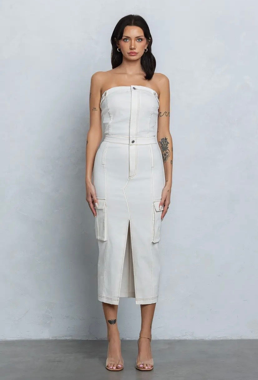 Cargo Tube Dress