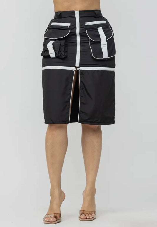 Midi Cargo Skirt